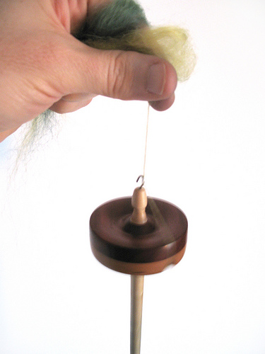 Drop Spindle by Michael Wade via flickr